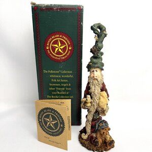 Boyds Bears Niki w/Candle Vintage Folkstone Collection 1994 Figurine with box 7"